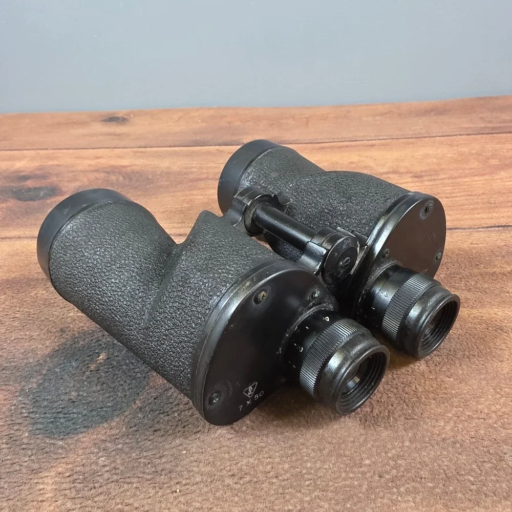 Bausch & Lomb Binoculars Mens OS Black Good 7x50 Vintage Rochester NY USA